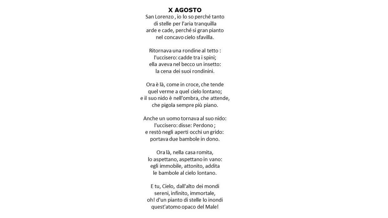 I Poeti Lavorano Di Notte Analisi Figure Retoriche