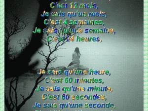 poeme 1 mois ensemble