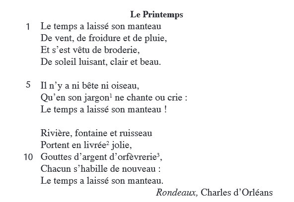 poeme 2 quatrains
