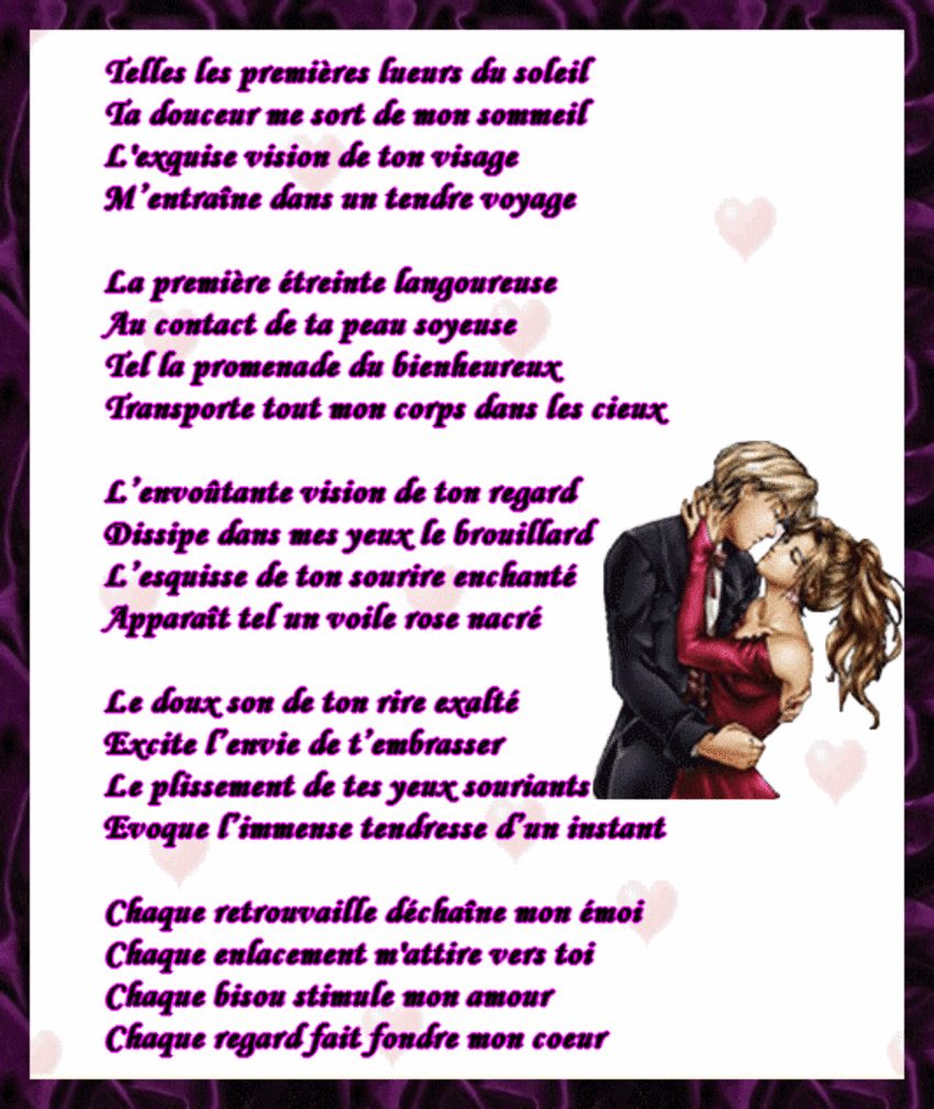 poeme 6 ans d'amour