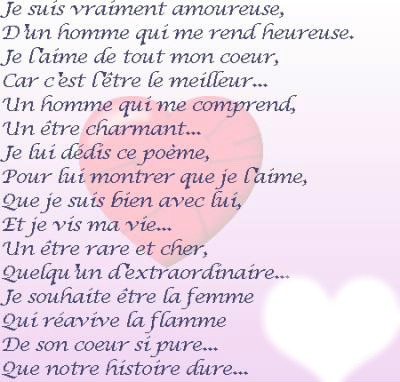 poeme 6 ans d'amour