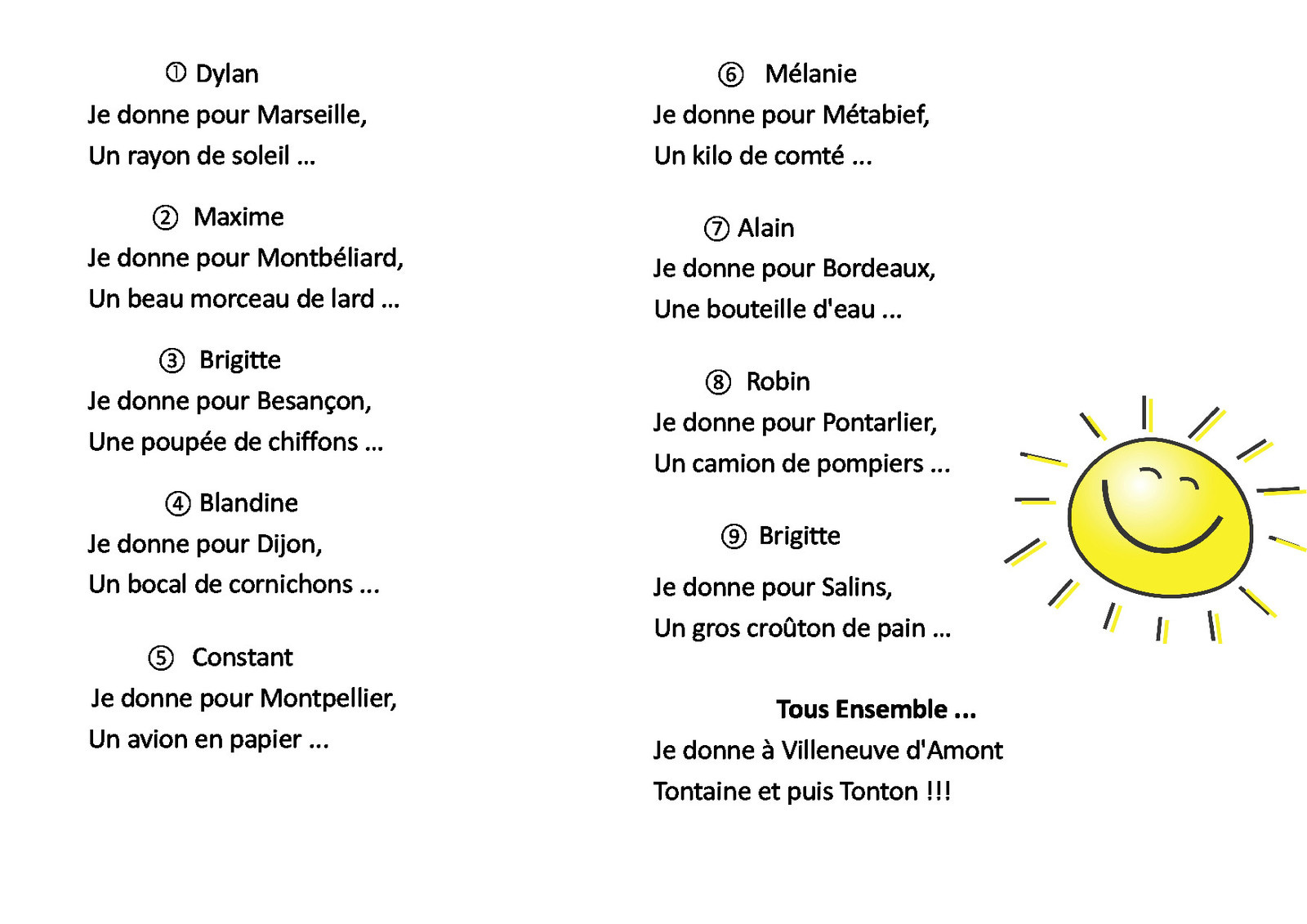 poeme 7 strophes