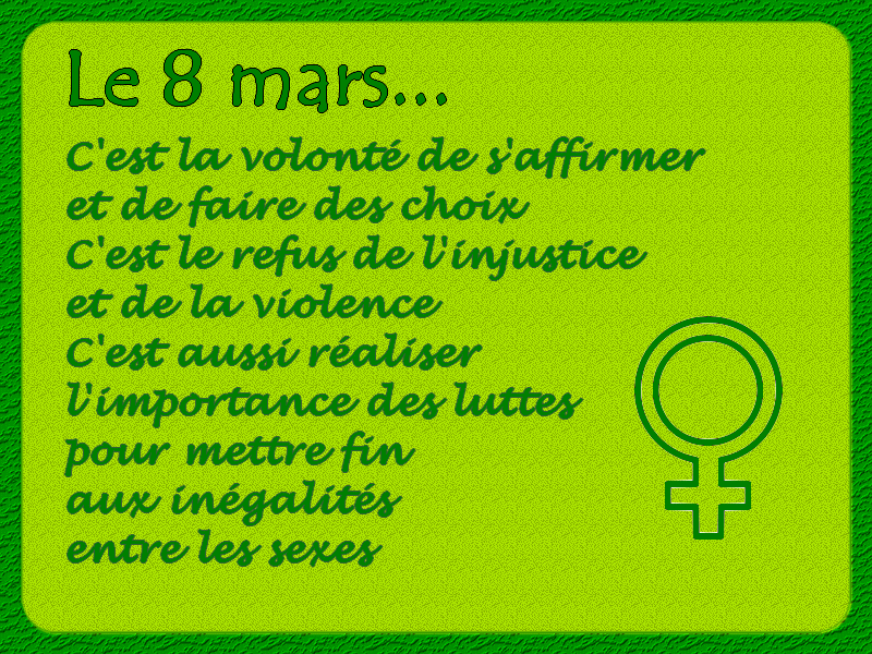 poeme 8 mars journee de la femme