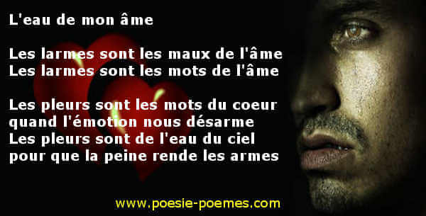 poeme d'amour triste qui fait pleurer