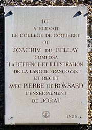 poeme de ronsard