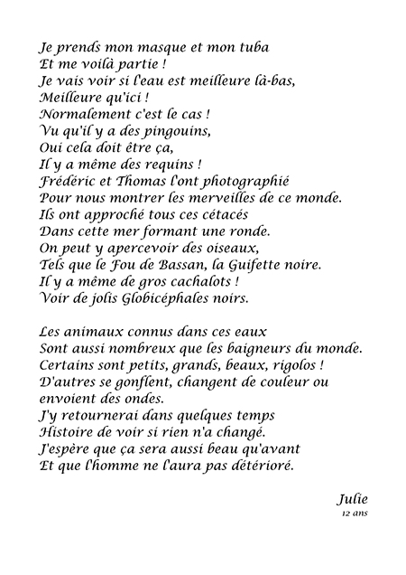 poeme ecologie