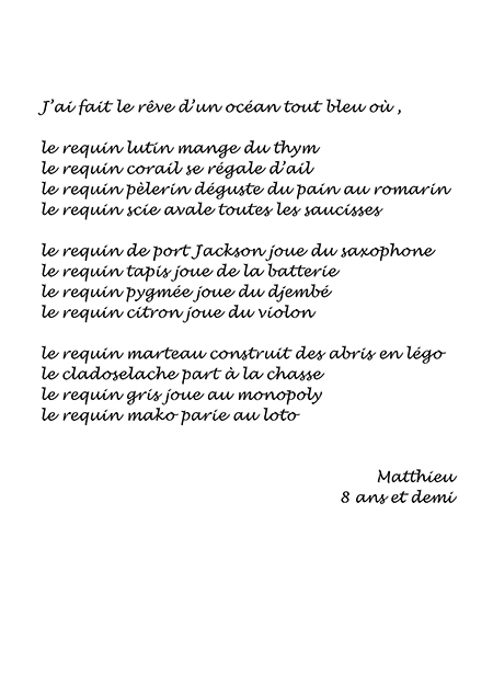 poeme ecologie