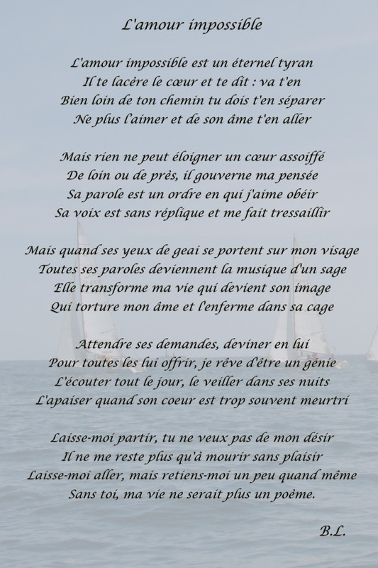 poeme emouvant d'amour