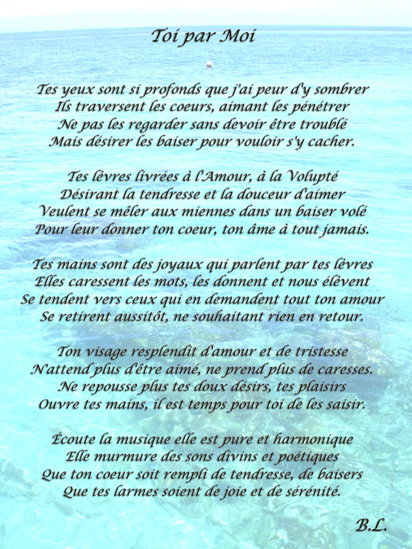 poeme emouvant d'amour