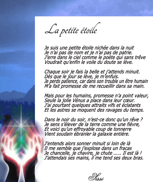 poeme etoile