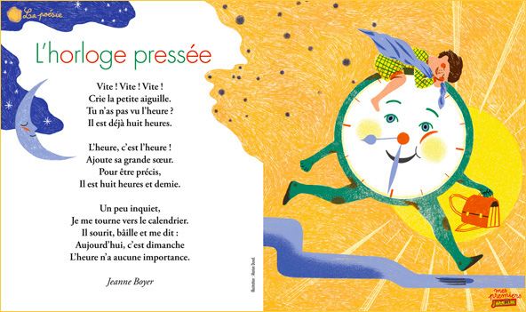 poeme horloge