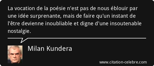 poeme kundera
