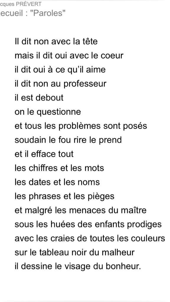 poeme le cancre