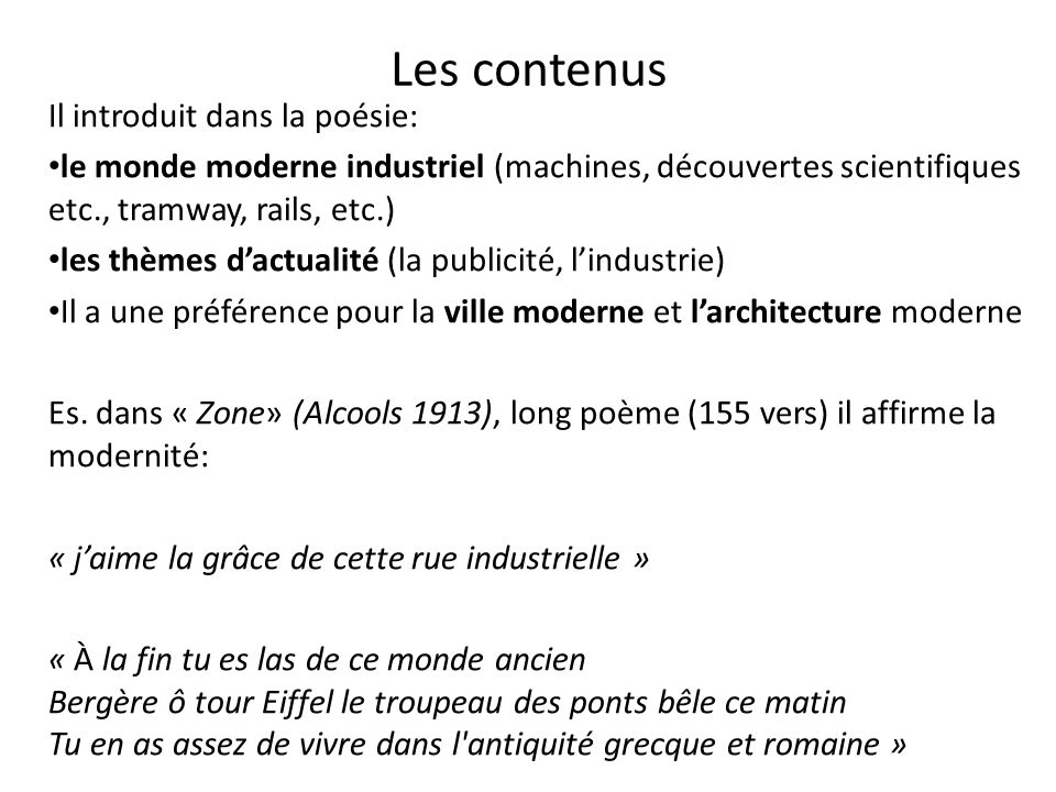 poeme moderne