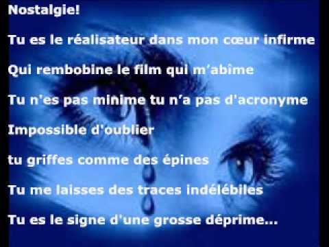 poeme nostalgie