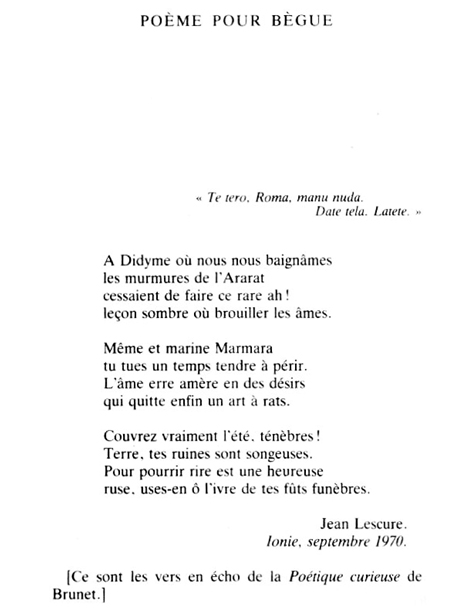 poeme oulipo