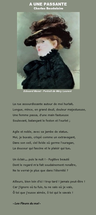 poeme une passante