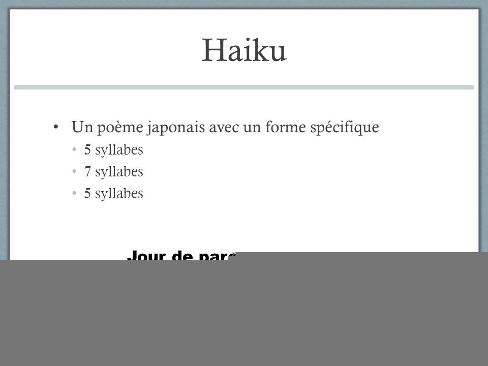 poesie 7 syllabes
