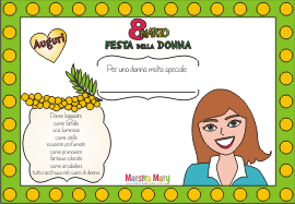 poesie 8 marzo per bambini