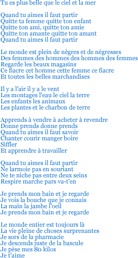 poesie belle