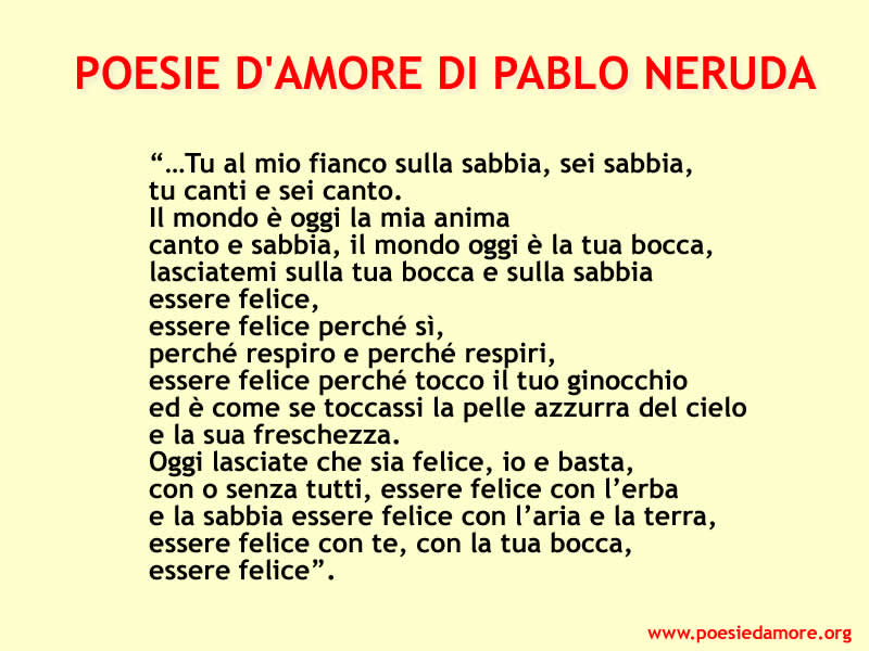 poesie d'amore per lei