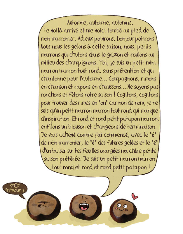 poesie dans mon potager