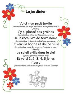 poesie dans mon potager