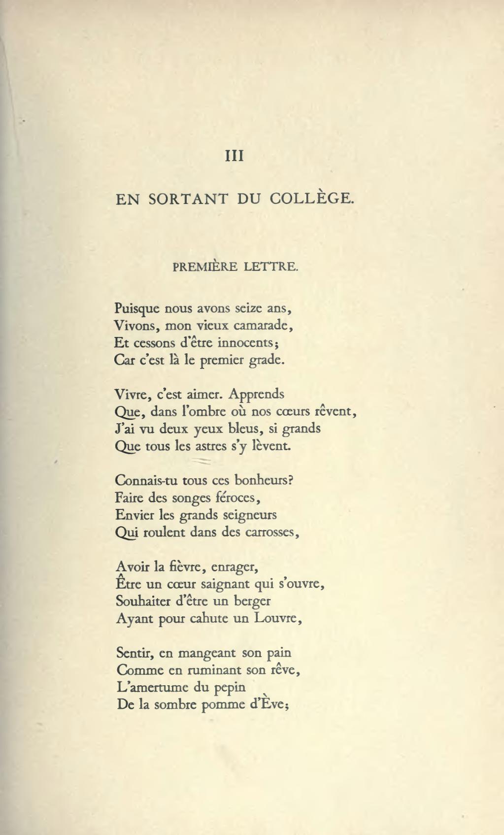 poesie etre et avoir