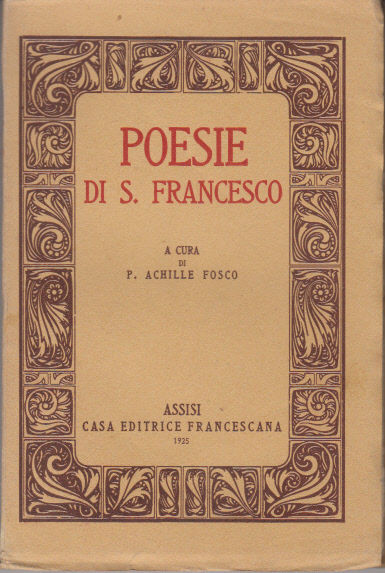poesie s.francesco d'assisi