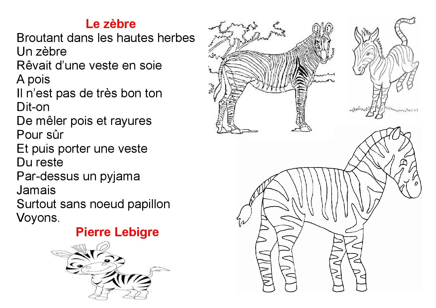 poesie un etrange animal